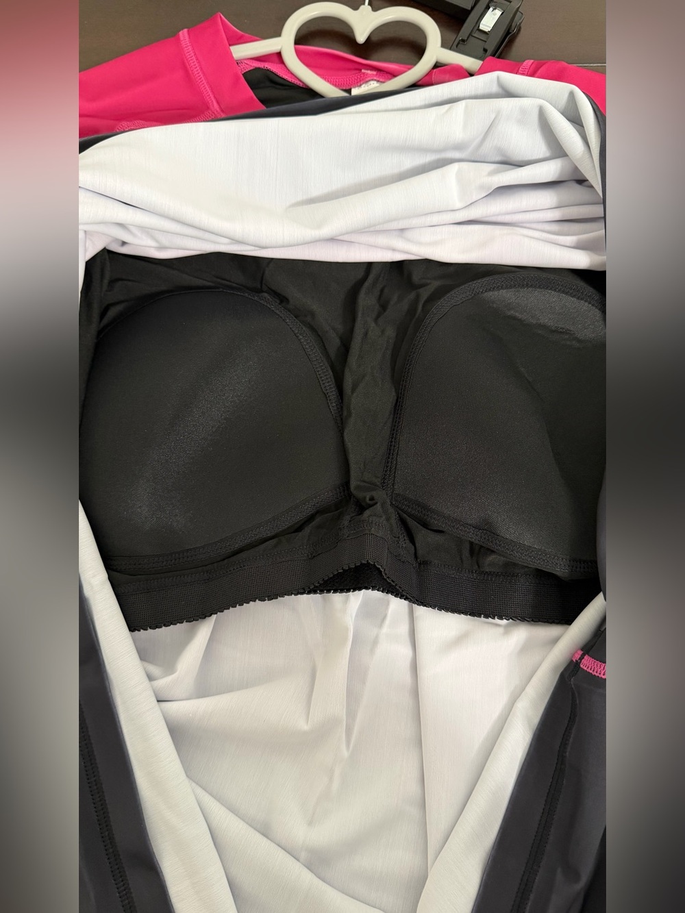 NWT Halcurt 4X Pink Ombre Long Sleeve Swim Shirt & Swim Shorts Set - Picture 3 of 8